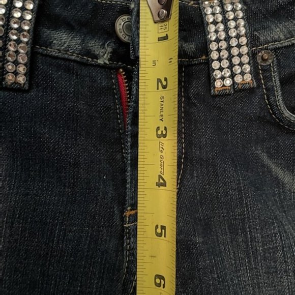 Bebe Rhinestone Crystal jeans - Picture 14 of 16